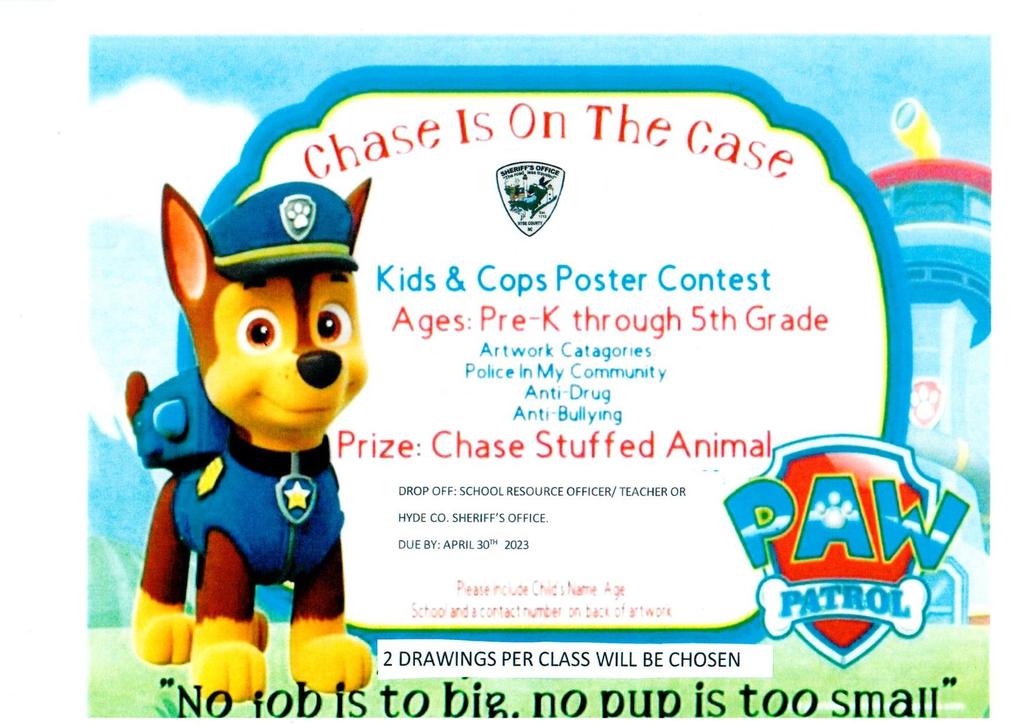 Paw Patrol Poster Contest