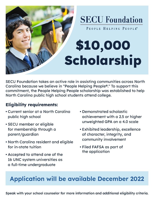 SECU Scholarship for Seniors Ocracoke School